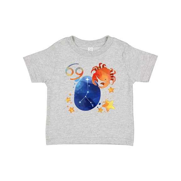 Inktastic Cancer Crab Constellation Zodiac Sign Illustration Boys or Girls Baby T-Shirt