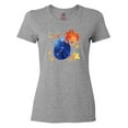 thumbnail image 1 of Inktastic Cancer Crab Constellation Zodiac Sign Illustration Women's T-Shirt, 1 of 5