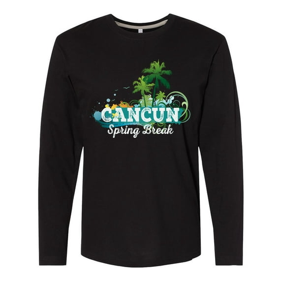 Inktastic Cancun Mexico Spring Break Long Sleeve T-Shirt