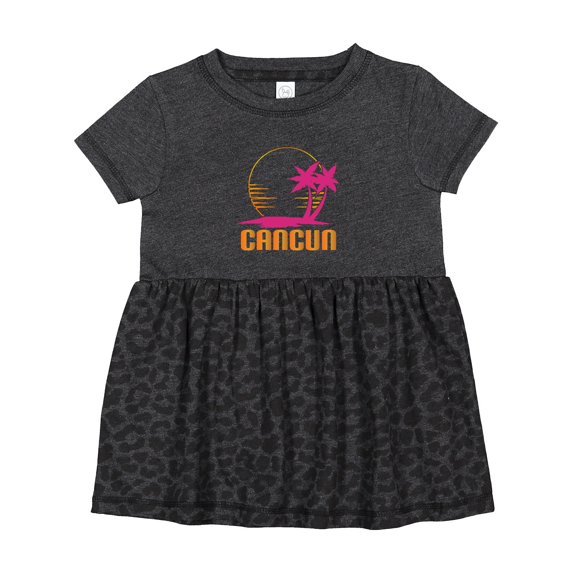 Inktastic Cancun Mexico Sunset Girls Baby Dress