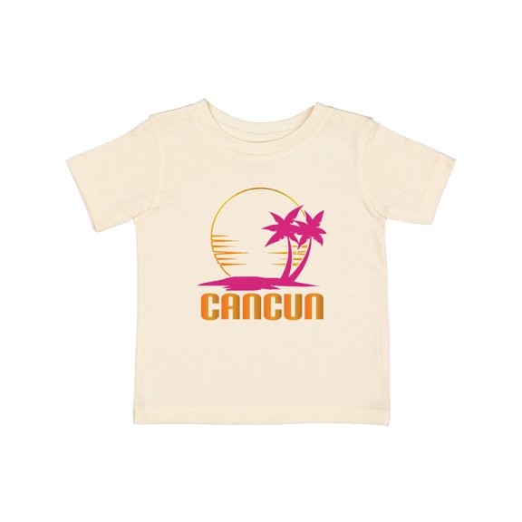Inktastic Cancun Mexico Sunset Girls Baby T-Shirt