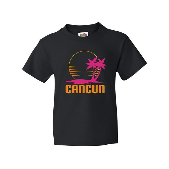 Inktastic Cancun Mexico Sunset Youth T-Shirt