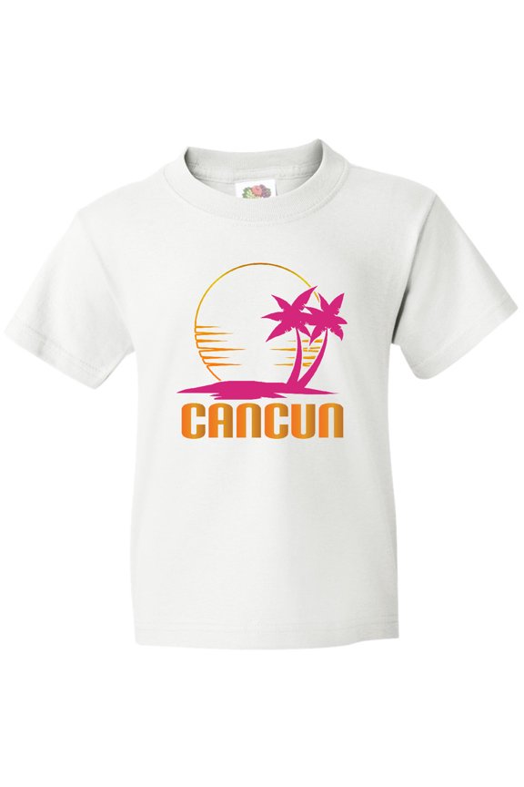 Cancun Mexico Sunset Youth T-Shirt
