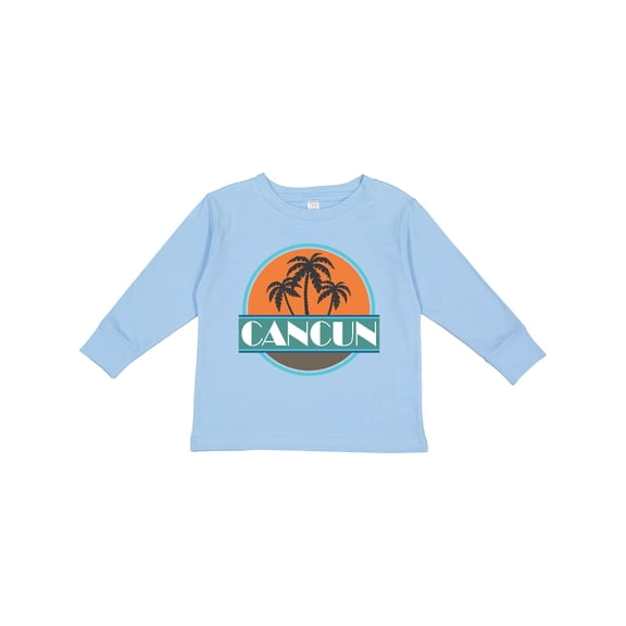 Inktastic Cancun Mexico Vacation Boys or Girls Long Sleeve Toddler T-Shirt