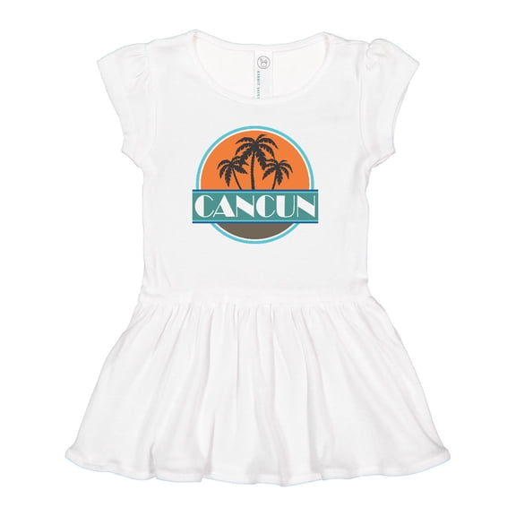 Inktastic Cancun Mexico Vacation Girls Baby Dress