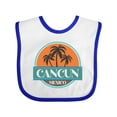 thumbnail image 1 of Inktastic Cancun Mexico Vacation Trip Boys or Girls Baby Bib, 1 of 4