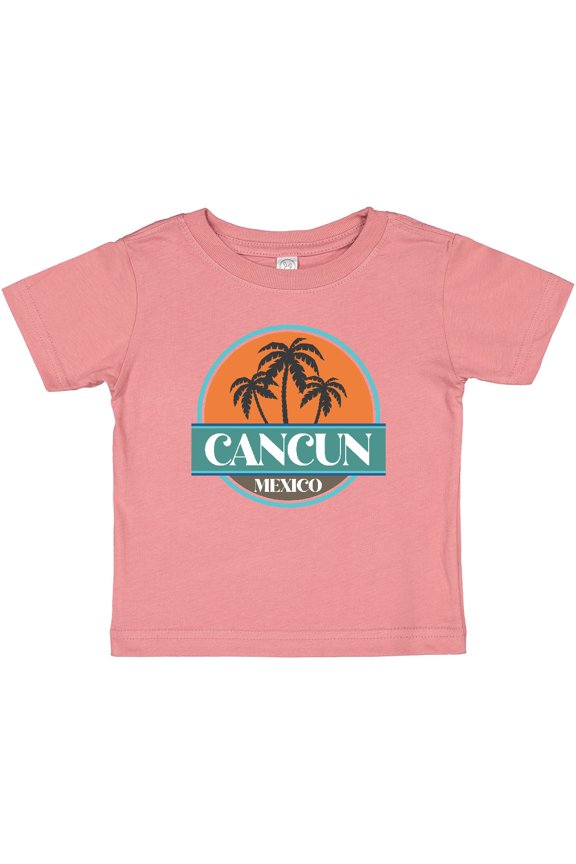 Cancun Mexico Vacation Trip Boys or Girls Baby T-Shirt