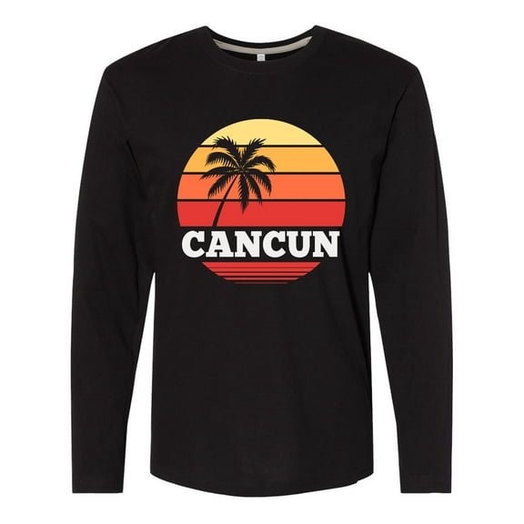 Inktastic Cancun Mexico Vacation Trip Long Sleeve T-Shirt