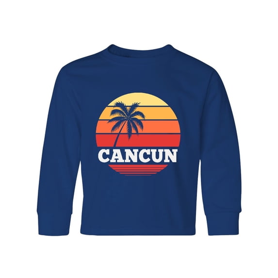 Inktastic Cancun Mexico Vacation Trip Long Sleeve Youth T-Shirt