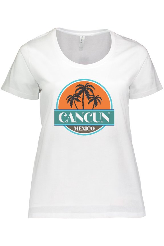 Cancun Mexico Vacation Trip Women's Plus Size T-Shirt