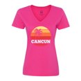 thumbnail image 1 of Inktastic Cancun Mexico Vacation Trip Women's V-Neck T-Shirt, 1 of 5