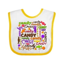 Inktastic Candy Candy Candy... Boys or Girls Baby Bib