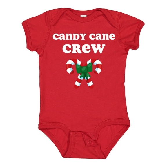 Inktastic Candy Cane Crew Boys or Girls Baby Bodysuit