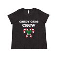 thumbnail image 1 of Inktastic Candy Cane Crew Women's Plus Size T-Shirt, 1 of 5