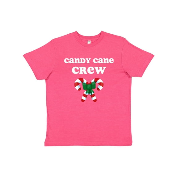 Inktastic Candy Cane Crew Youth T-Shirt