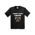 thumbnail image 1 of Inktastic Candy Cane Crew Youth T-Shirt, 1 of 5