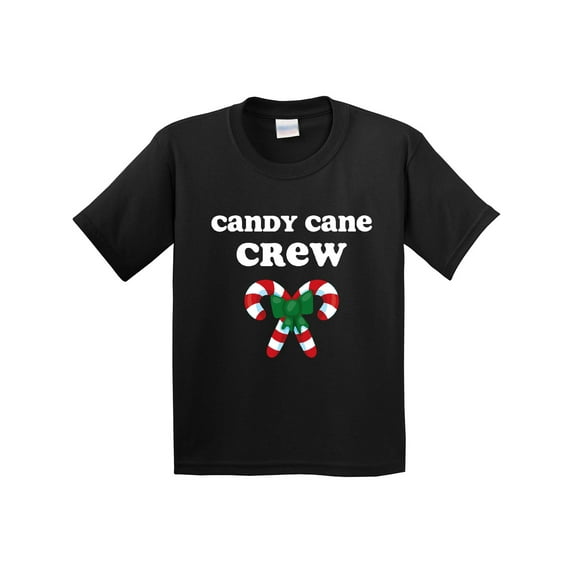Inktastic Candy Cane Crew Youth T-Shirt
