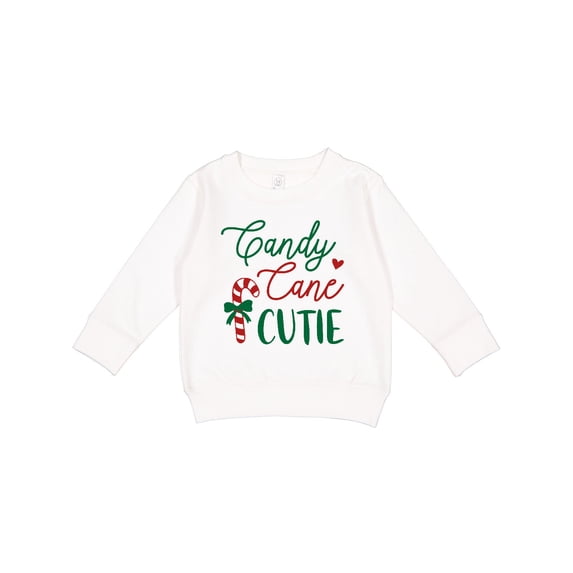Inktastic Candy Cane Cutie Toddler Sweatshirt