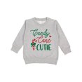 thumbnail image 1 of Inktastic Candy Cane Cutie Toddler Sweatshirt, 1 of 4