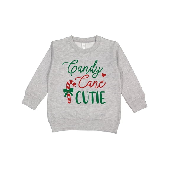 Inktastic Candy Cane Cutie Toddler Sweatshirt