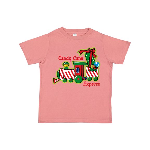 Inktastic Candy Cane Express Boys or Girls Toddler T-Shirt