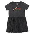 thumbnail image 1 of Inktastic Candy Cane Jesus Girls Toddler Dress, 1 of 5