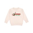 thumbnail image 1 of Inktastic Candy Cane Jesus Toddler Sweatshirt, 1 of 4