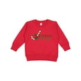 thumbnail image 1 of Inktastic Candy Cane Jesus Toddler Sweatshirt, 1 of 4