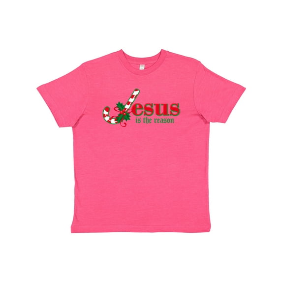 Inktastic Candy Cane Jesus Youth T-Shirt