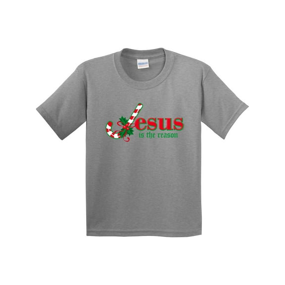 Inktastic Candy Cane Jesus Youth T-Shirt