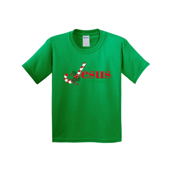 Inktastic Candy Cane Jesus Youth T-Shirt