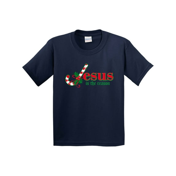 Inktastic Candy Cane Jesus Youth T-Shirt
