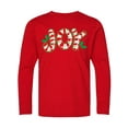 thumbnail image 1 of Inktastic Candy Cane Joy Long Sleeve Youth T-Shirt, 1 of 5