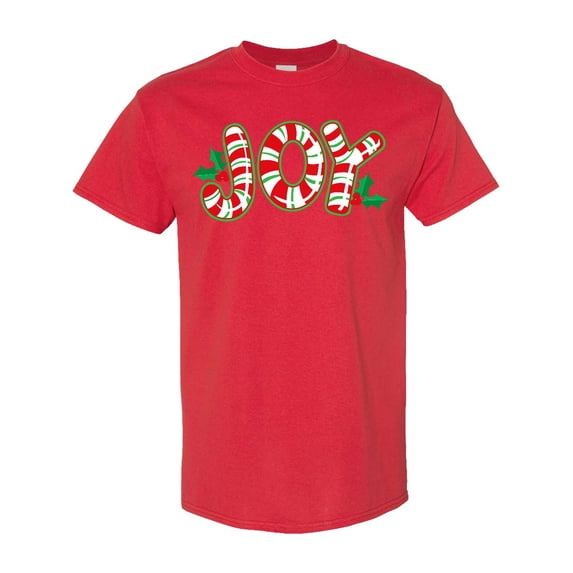 Inktastic Candy Cane Joy T-Shirt