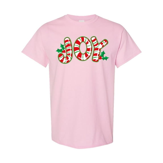 Inktastic Candy Cane Joy T-Shirt