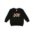 thumbnail image 1 of Inktastic Candy Cane Joy Toddler Sweatshirt, 1 of 4