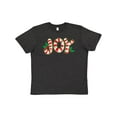 thumbnail image 1 of Inktastic Candy Cane Joy Youth T-Shirt, 1 of 3