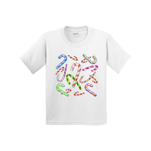 Inktastic Candy Cane Party Youth T-Shirt