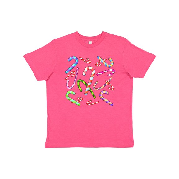 Inktastic Candy Cane Party Youth T-Shirt