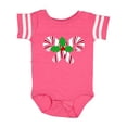 thumbnail image 1 of Inktastic Candy Canes and Holly Christmas Boys or Girls Baby Bodysuit, 1 of 5