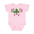 thumbnail image 1 of Inktastic Candy Canes and Holly Christmas Boys or Girls Baby Bodysuit, 1 of 5
