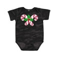 thumbnail image 1 of Inktastic Candy Canes and Holly Christmas Boys or Girls Baby Bodysuit, 1 of 5