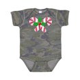thumbnail image 1 of Inktastic Candy Canes and Holly Christmas Boys or Girls Baby Bodysuit, 1 of 5