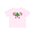 thumbnail image 1 of Inktastic Candy Canes and Holly Christmas Boys or Girls Baby T-Shirt, 1 of 5