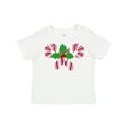 thumbnail image 1 of Inktastic Candy Canes and Holly Christmas Boys or Girls Toddler T-Shirt, 1 of 5