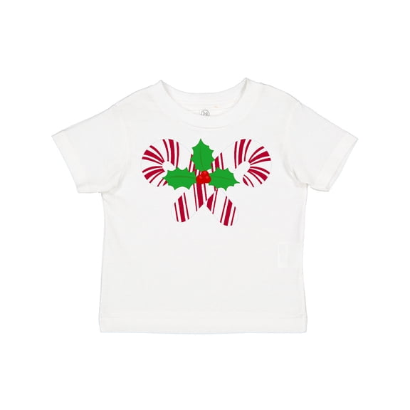 Inktastic Candy Canes and Holly Christmas Boys or Girls Toddler T-Shirt
