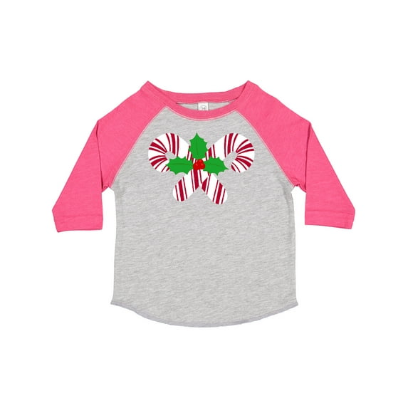 Inktastic Candy Canes and Holly Christmas Boys or Girls Toddler T-Shirt
