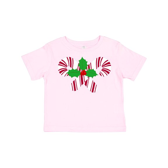 Inktastic Candy Canes and Holly Christmas Boys or Girls Toddler T-Shirt