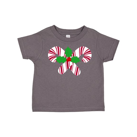 Inktastic Candy Canes and Holly Christmas Boys or Girls Toddler T-Shirt