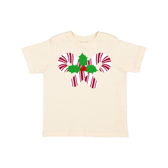 Inktastic Candy Canes and Holly Christmas Boys or Girls Toddler T-Shirt